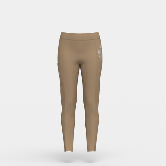 ADULT Beige Riding Leggings